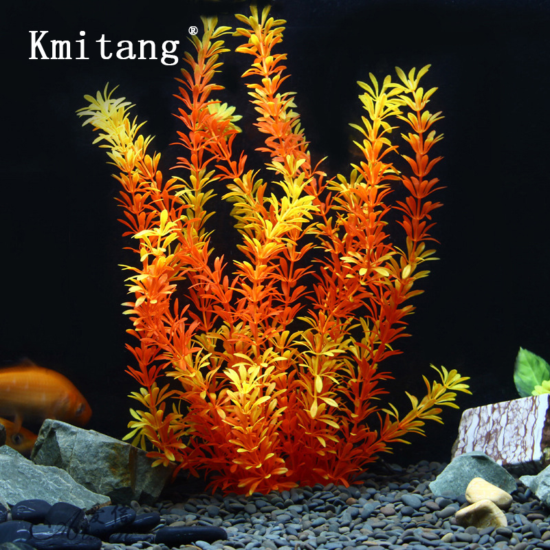 Fish Aquarium Home - 100cm Tropical Plants Large Artificial Water