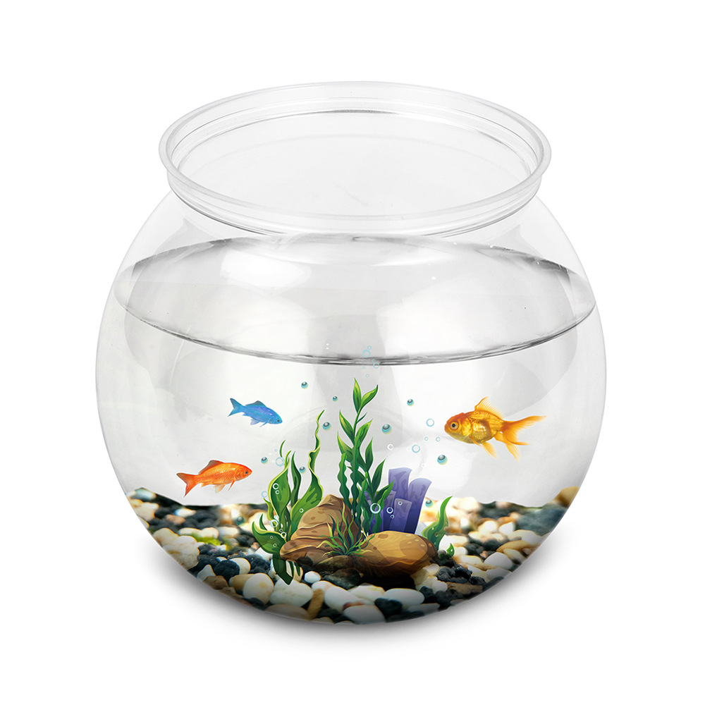 Fish Bowl Plastic L M S Sizes  - Aquarium Fish Betta ulasan dan harga