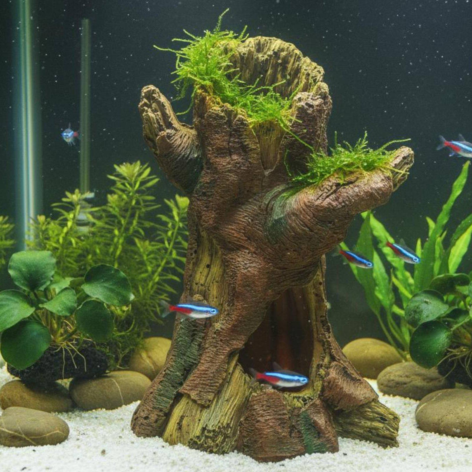 Aquarium Landscaping Decoratio - Aquarium Decor ulasan dan harga