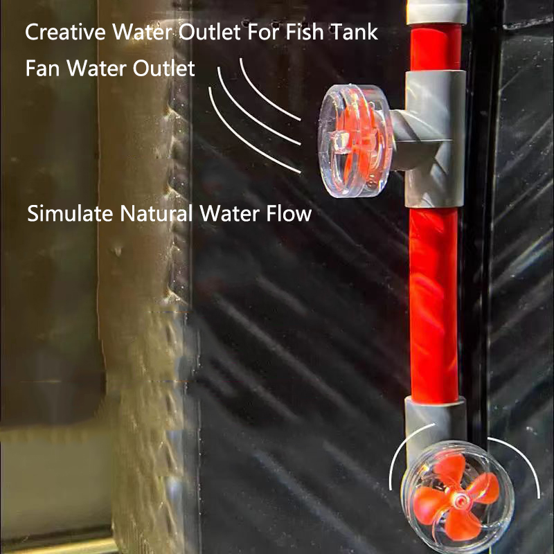 1set Auto-rotating 4-blade Fan - Fish Tank Filter ulasan dan harga