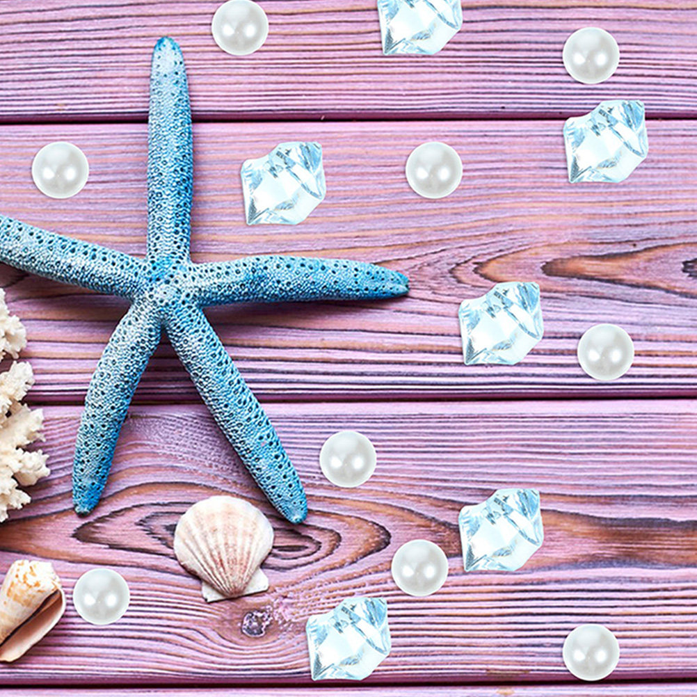1Set Blue Crushed Plastic Bead - Aquarium Decor ulasan dan harga
