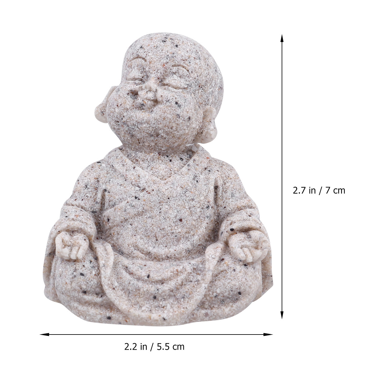 Maitreya Buddha Statue Sandsto - Fish Aquarium Home ulasan dan harga