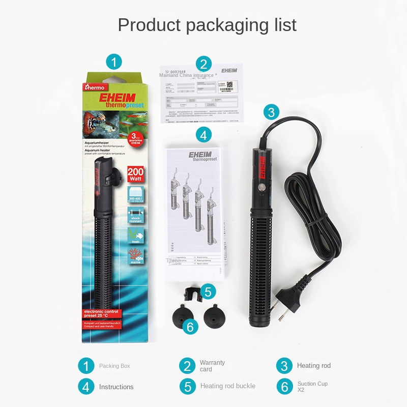 EHEIM-Automatic Temperature Co - Fish Tank Heater ulasan dan harga