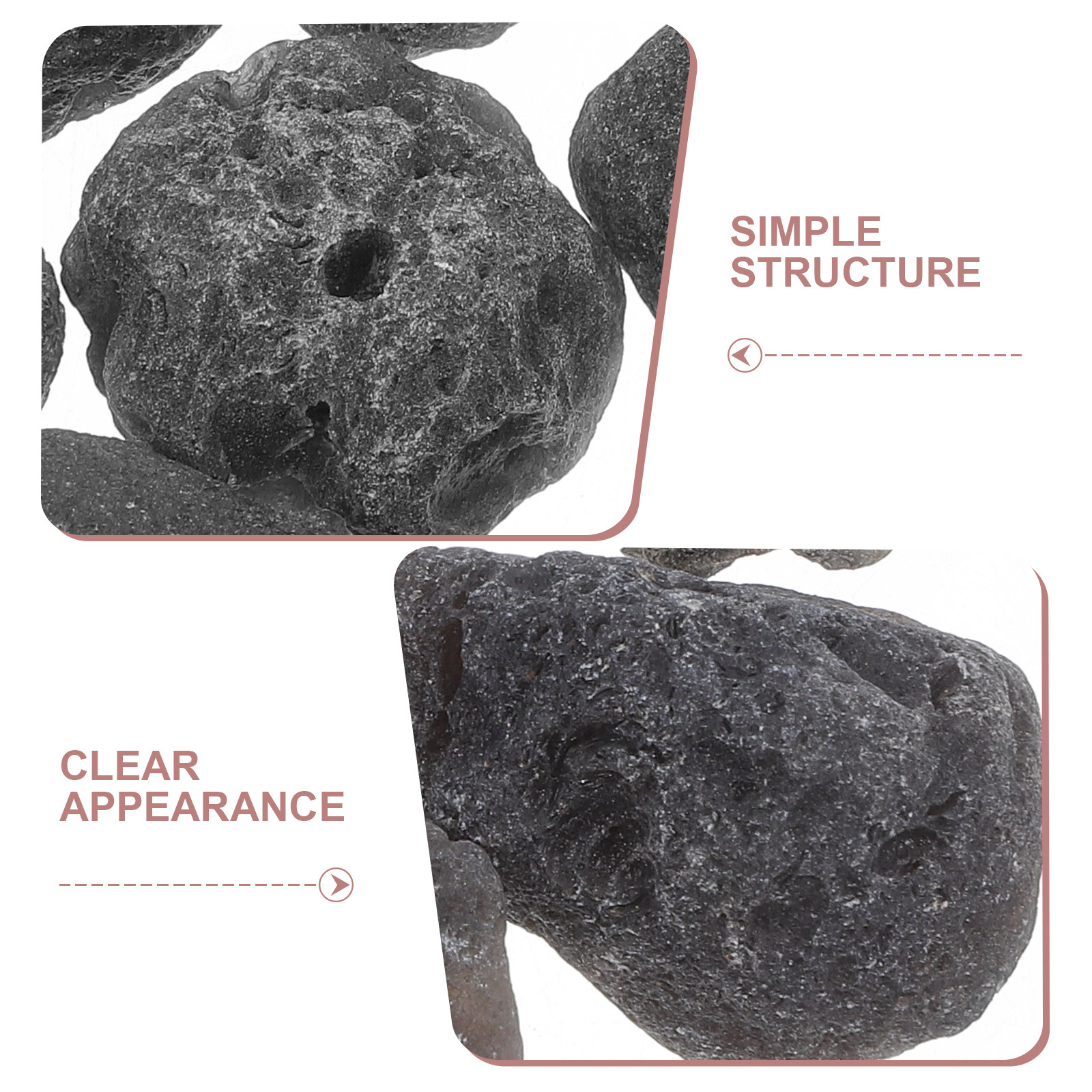 200G Natural Crystal Black Met - Fish Tank Gravel ulasan dan harga