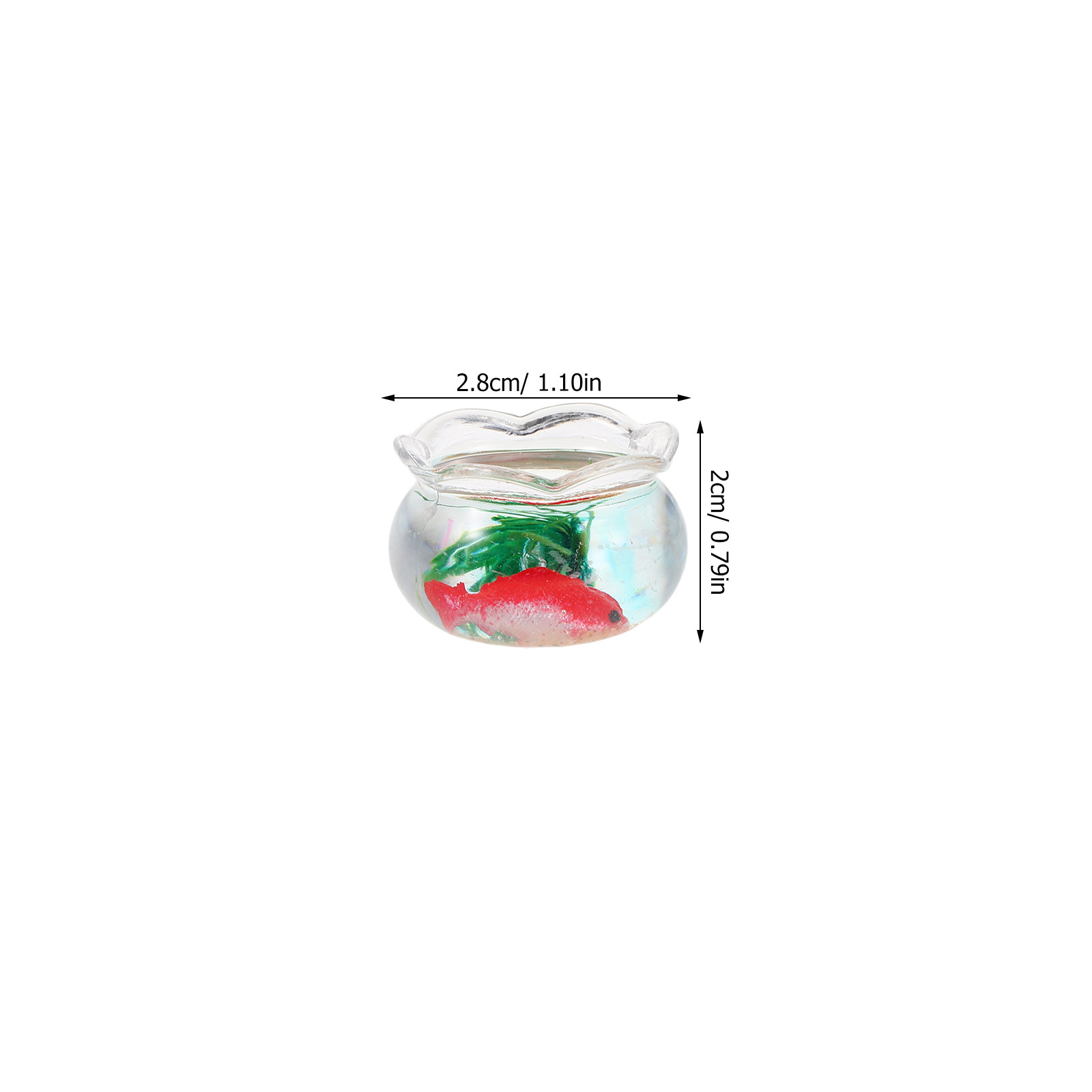 5pcs Miniature Koi Fish Tank:  - Aquarium Plants ulasan dan harga