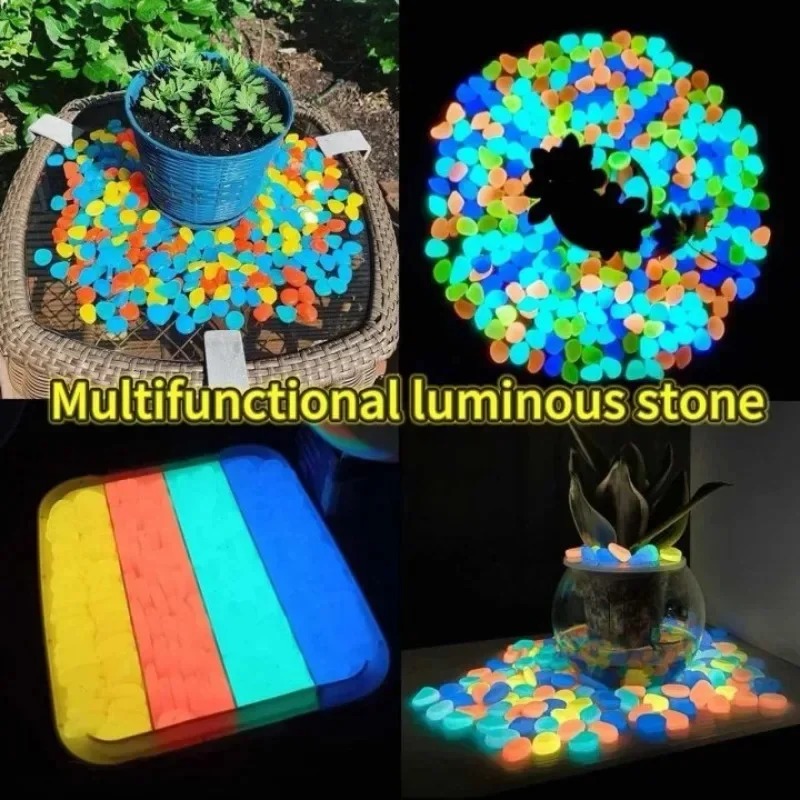 100-1000PCS Luminous Stone Gar - Fish Aquarium Home ulasan dan harga
